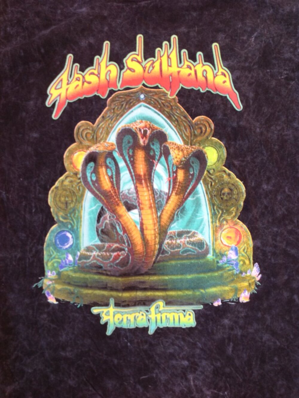 Tash Sultana T-Shirt (Mineral Wash) Tera Firma Illustration Size M